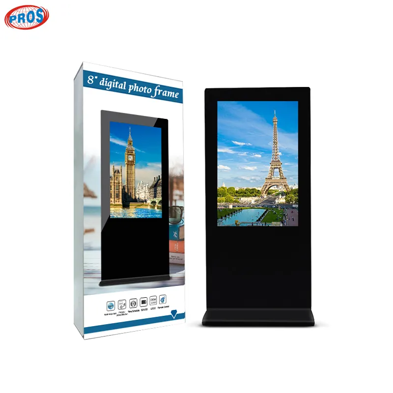 Small screen for advertising Fashion 8 inch USB Powered Video Input Cheap Digital advertising equipment for market