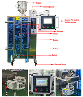 Machine d'emballage automatique de sachets en film plastique triangulaire de qualité alimentaire avec bec verseur pour le remplissage de fromage, crème et jus