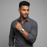 Montres STRYVE pour hommes en vente flash, montres de luxe tendance avec bracelet en acier inoxydable, affichage LED, montre sport de haute qualité