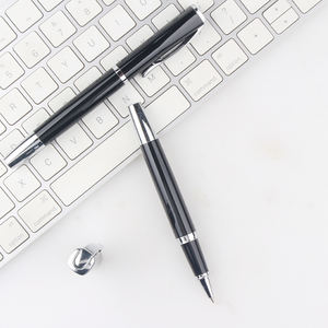 Stylo Gel Métallique Personnalisé avec Logo Gravé et Imprimé, en Acier Inoxydable Classique, pour Fournitures de Bureau – Vente en Gros - Product Image 5