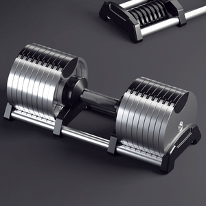 Commercio all'ingrosso CE nuova vendita calda a buon mercato manubri <span class=keywords><strong>palestra</strong></span> pesi liberi 40KG 90LBS acciaio Fitness automatico intelligente regolabile manubrio Set - Product Image 3