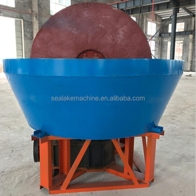 China Hot Selling Customized Wet Pan Mill for Grinding Nickel Ore with Compact Footprint