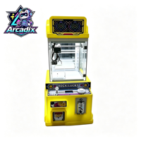 Machine à griffes pour mini-poupées en peluche, en plastique, avec paiement par pièces et prise UE, équipement de jeu d'arcade personnalisable tout-en-un