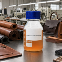 Primaire pour cuir véritable polyuréthane bi-composant à base d'huile GUANG MING RESIN LA-105 Jaune doré, durcisseur pour cuir RN