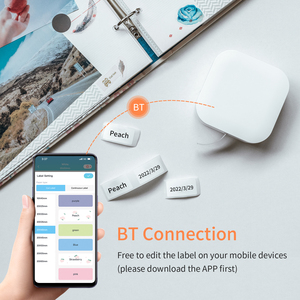 Máy In Nhãn Hiệu Q30 Máy In Nhãn Nhiệt Bỏ Túi Mini Máy Dán Nhãn Kết Nối BT Cho Tổ Chức IOS Android - Product Image 6