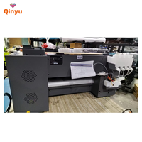 Imprimante DTG Qinyu A3/A2 pour T-shirts en coton/sweats à capuche, machine d'impression directe sur vêtement avec tête I1600, pour petites entreprises, encre blanche