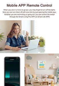 Interruptor de luz para el Hogar Inteligente Lanbon, función de bloqueo infantil, versión L10, seguro para familias con niños, WiFi, Control de voz, fácil de usar - Product Image 5