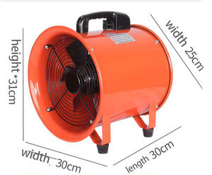 Ventilador portátil de Servicio Ligero de 350mm y soplador axial - Product Image 6