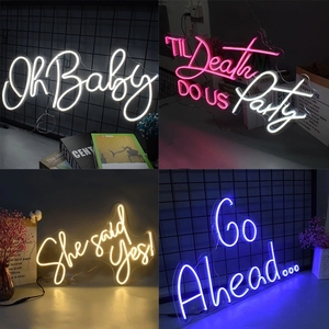Enseignes néon personnalisées, lettres, mots, logo d'entreprise, décoration, enseignes néon LED pour mariage, maison, fête, événements, jeux - Product Image 2