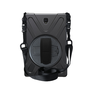 Étui en silicone robuste <span class=keywords><strong>pour</strong></span> <span class=keywords><strong>tablette</strong></span> <span class=keywords><strong>pour</strong></span> <span class=keywords><strong>Samsung</strong></span> <span class=keywords><strong>Galaxy</strong></span> <span class=keywords><strong>Tab</strong></span> <span class=keywords><strong>S4</strong></span> 10.5 "T830/T837 360 Rotation Main Bandoulière Support Antichoc Couverture - Product Image 1
