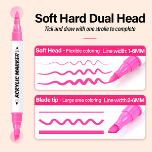 30 colori pennarelli di vernice acrilica penne penne a punta di pennello inchiostro permanente colorato arte acrilica penne <span class=keywords><strong>per</strong></span> artisti <span class=keywords><strong>adulti</strong></span> disegno <span class=keywords><strong>da</strong></span> colorare - Product Image 3