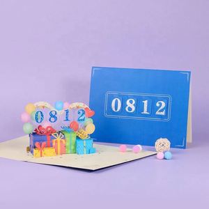 Cartes de vœux 3D DIY avec chiffres qui sortent pour un joyeux anniversaire - Product Image 2