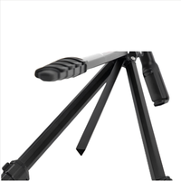 Trépied léger Goocong modèle 04 Plus 1520 mm pour appareil photo et téléphone avec tête panoramique fonctionnelle, pince pour téléphone, selfies, diffusion en direct, vlog