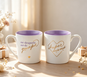 Tazas de Café de Cerámica LuckyLy de 12 oz <span class=keywords><strong>con</strong></span> <span class=keywords><strong>Frases</strong></span> Divertidas, Tazas Térmicas de Regalo para Mujeres, Navidad, San Valentín, Mamá - Product Image 1