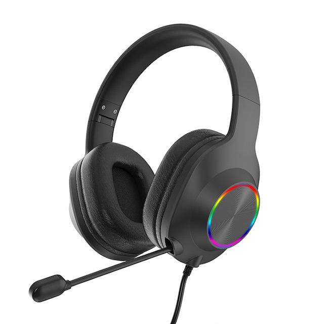 Over-Ear H260 RGB Gaming Headset with Microphone with Type-C Connectors for PC& Mobile Phone Use