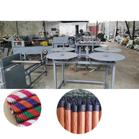 Machine à plastifier automatique de manche de balai en PVC Machine de revêtement de PVC de bâton de balai