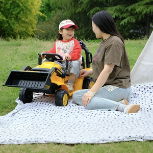 Nouveaux modèles à prix bas, excavatrice électrique pour enfants 2,4 G RC, ensemble de jouets de construction à piles, benne, remorque pour filles - Product Image 3