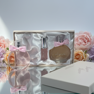 Scatole di Lusso Rosa per Cosmetici, Confezioni in Carta per Skincare, Set di Scatole per Imballaggio Profumi in Piccole Quantità - Product Image 1