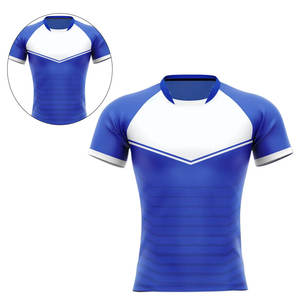 เสื้อรักบี้คุณภาพสูง ผลิตจากวัสดุที่ดีที่สุด ระบายอากาศได้ดี แห้งเร็ว ออกแบบลายแบบซับลิเมชั่นตามสั่ง สำหรับผู้ใหญ่ - Product Image 5