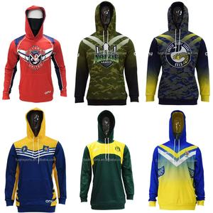 FQ polynésien Maori Au NZ League Club équipe Rugby à capuche hommes sweats à capuche Sport recadrée pull à capuche ensemble Rugby entraînement sweat - Product Image 1