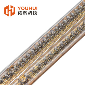 Youhui Type C TC01 Octagonal Wire Semi Gold Plated Infrared <b>Heating</b> <b>Tube</b> For Industrial Paint Drying - Product Image 1
