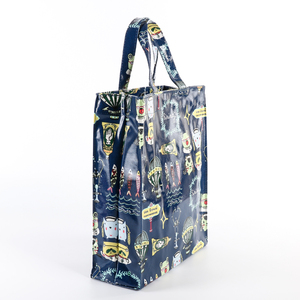 Bolso de mano de imitación de cuero para mujer, bolsa de mano de alta calidad con impresión de logotipo personalizado, resistente al agua, de vinilo y PVC - Product Image 2