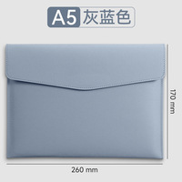 Carpeta A5 de PU con Cierre Metálico, Gran Capacidad, Carpeta de Documentos Empresarial, Logotipo Personalizado, Venta Promocional