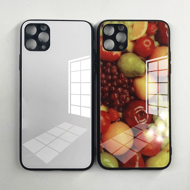 DIY Wholesale Custom 2D Sublimation Blank Tempered Glass Waterproof Bag Phone Case for OnePlus 9R 9Pro