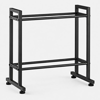 Support de bobine métallique à double niveau pour imprimante 3D, organisateur de rangement de bureau pour rouleaux PLA, ABS, PETG