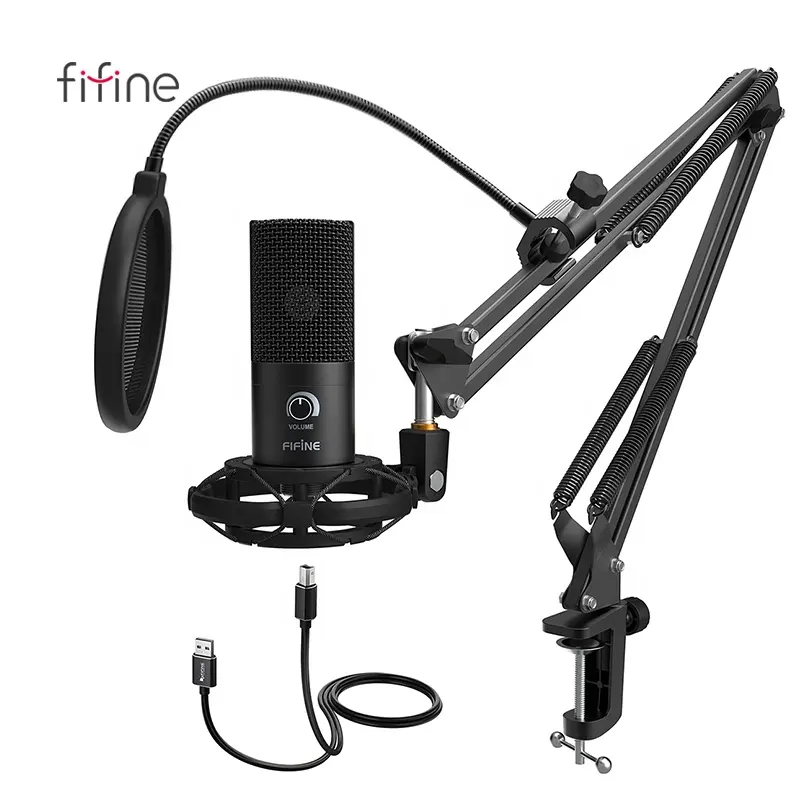 fifine コンデンサーマイク マイクアーム付き Amazon.co.jp: FIFINE ブームアーム マイクスタンド マイク