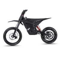Moto électrique tout-terrain 72V 25Ah avec batterie au lithium, puissance de pointe de 4500W, vitesse de course de 75 km/h, moto cross électrique 17/14