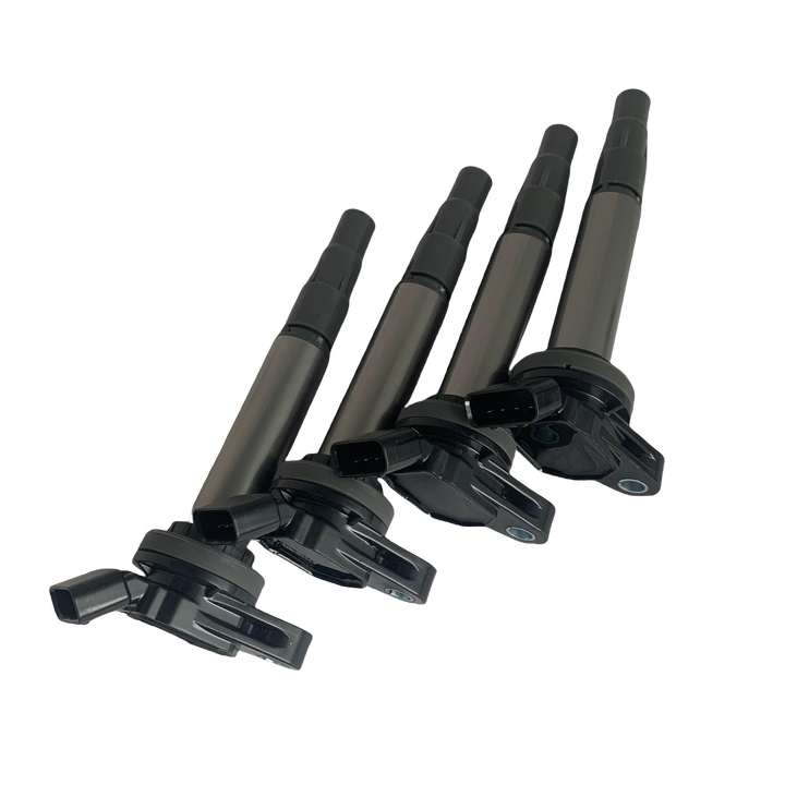 ISA Auto Ignition Coils and Denso Spark Plugs Set, Replacement for UF596, Fits Toyota Corolla Prius Lexus CT200h 1.8L