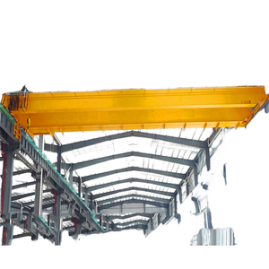 Pont roulant électrique de 10 tonnes en parfait état avec système de commande PLC, capacité de levage, atelier, ferme, caractéristiques du palan, moteur, pompe à engrenages - Product Image 6