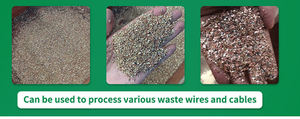 Ferraille fil de cuivre granulateur métal Machine de recyclage fils usure utilisé fil électrique câble granulateur séparateur lumineux - Product Image 2