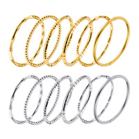 Bracelet pour femme en acier inoxydable, design à maillons en bambou, motif végétal, finition en résine multicolore injectée, plaqué or