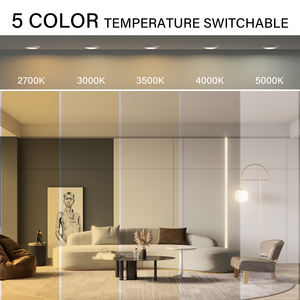 Indoor Modern Aluminum Living Room Round <b>Led</b> <b>Light</b> Ceiling 5CCT Selectable Ultra Thin <b>LED</b> Disk <b>Light</b> - Product Image 4