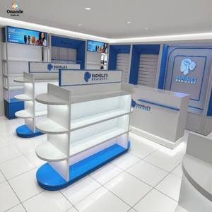 Custom Hair Salon Interior Design | Wig & Hair Extension <b>Wall</b> <b>Display</b> Stands | Fashion Toupee Shelves with 3D Design Solutions - Product Image 1