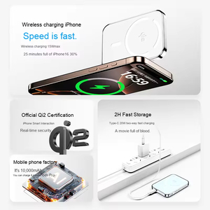 Power Bank Magnetico Wireless Certificato Qi2 all'Ingrosso 5000/10000mAh Ricarica Rapida 20W Certificato CE FCC Tendenza 2026 - Product Image 2