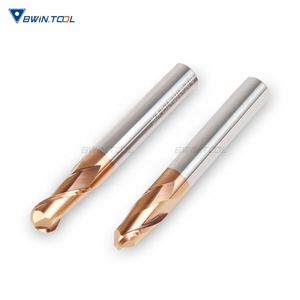 Venta al por mayor de <span class=keywords><strong>la</strong></span> fábrica de fresado indexables de <span class=keywords><strong>2</strong></span> flauta carburo bola nariz final Mills terminar - Product Image 4