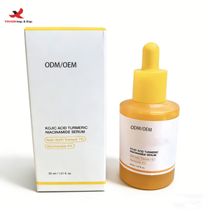 Sérum Visage HQ Mixte en Capsules à Prix Réduit pour Soin de la Peau, Clarifiant, Apaisant, Éclaircissant, à la Vitamine C, à l'Acide Kojique et au Curcuma - Product Image 2