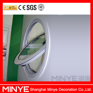 Proveedor de China de marco de aluminio de diseño redondo ventana abatible horizontal pivote Ventana <span class=keywords><strong>hotel</strong></span> - Product Image 4