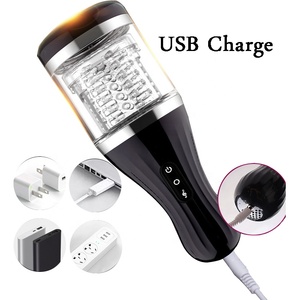 En Caoutchouc Vierge Vagin Masturbation Tasse 360 Rotation Massage Chatte Artificielle Jouet Électrique Masturbateur Masculin - Product Image 4