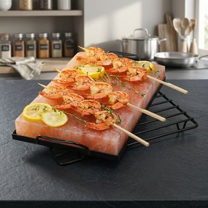 Himalayan Salt Block Natural Pink Refined Premium Multiple Size Range Wholesale Salt Rock Grilling Cooking Slab <b>Kitchen</b> - Product Image 1