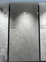 Dalles de carrelage pour salon intérieur, panneaux de douche gris en pierre calcaire, panneaux en pierre frittée, dalles de travertin dolomique pour salon