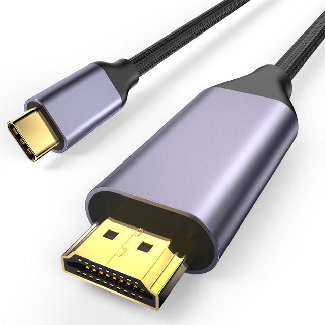High Speed USB C for HDMI Adapter 4K 60Hz Type-C to for HDMI Magnetic Cable Rotatable Connector for Laptop/TV/Projector