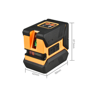 Niveau Laser à faisceau vert, mise à niveau Laser à 2 lignes auto-nivelant pour la construction des outils de mesure
