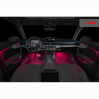 Lumière ambiante LED multicolores RGB pour Audi A5 A4 B9, accessoires de style automobile pour voiture avec kit d'éclairage ambiant d'origine