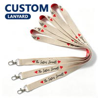 Lanyard pas cher Porte-clé Collier Polyester Sangle Imprimé pour Sublimation Lanyards Personnalisés Avec Logo Personnalisé