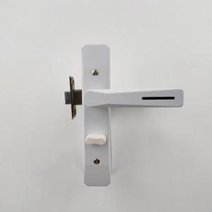 Set di Maniglie per Porte Interne Economiche all'Ingrosso per Bagno, Serratura in Lega di Alluminio con Chiavi per Camera da Letto, Hotel e Casa - Product Image 2