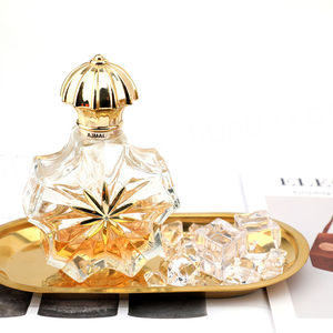 Ensemble de flacons de parfum plats de luxe 30 50 100 ml avec bouchon en caoutchouc, parfum élégant en forme de goutte - Product Image 3